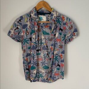 Boden Multicolor Animal Print Shirt
